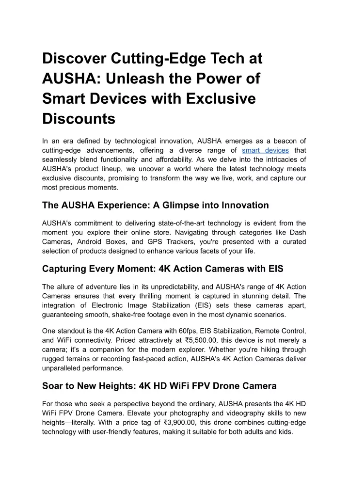 discover cutting edge tech at ausha unleash