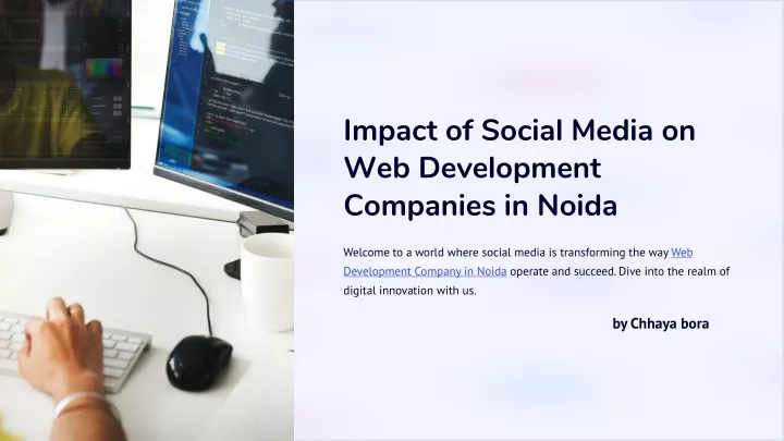 impact of social media on web development