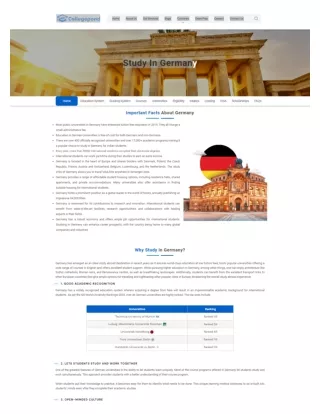 Study In Germany Top Universities, Visa, Cost, Scholarships