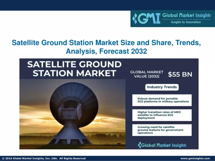 satellite ground station market size and share