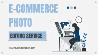 Ecommerce photo editing service