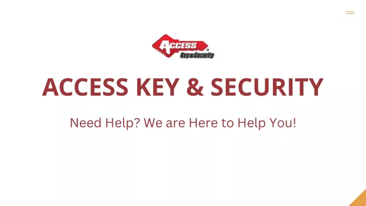 access key security