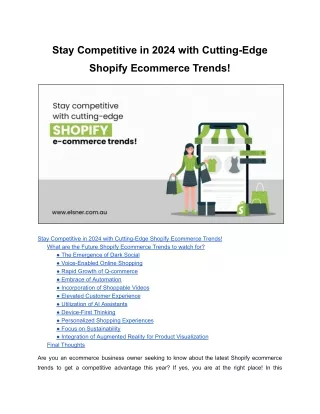 stay competitive in 2024 with cutting edge