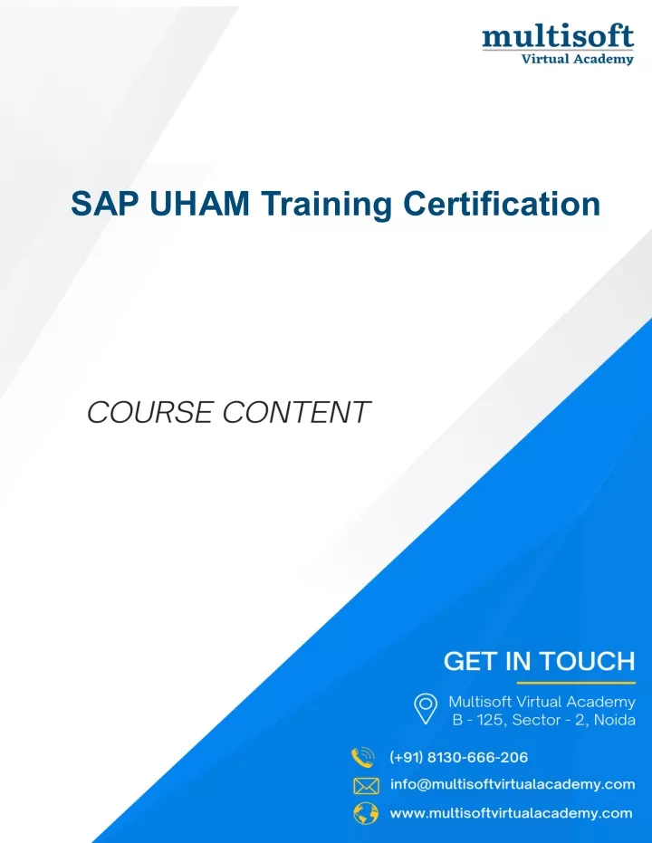 sap uham training certification