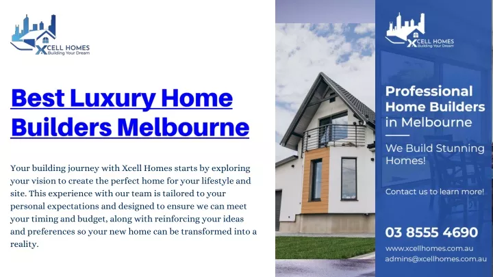best luxury home builders melbourne