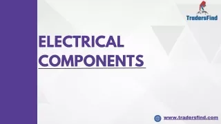 Best Electrical Components in UAE | TradersFind