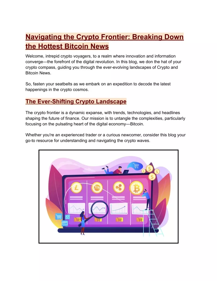 navigating the crypto frontier breaking down