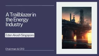 Eden Akash Singapore : Shaping the Energy Landscape of the Future
