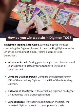 how do you win a battle in digimon tcg