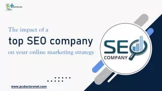 The impact of a top SEO company on your online marketing strategy
