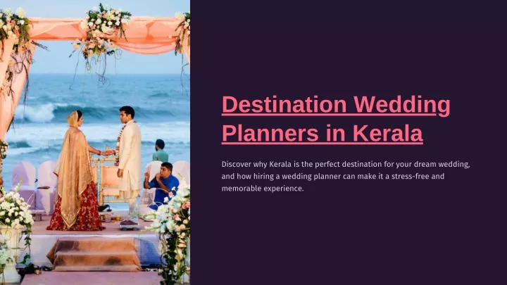 destination wedding planners in kerala