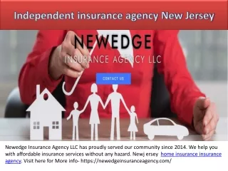 Insurance providers agency New Jersey