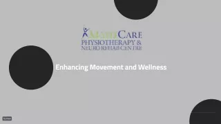 Physiotherapy in Kanata  Maplecare physiotherapy