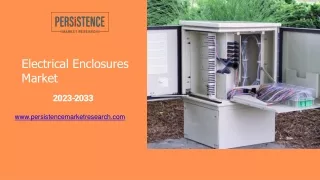 Electrical Enclosures Market 2033: Size, Share, and Industry Growth Analysis