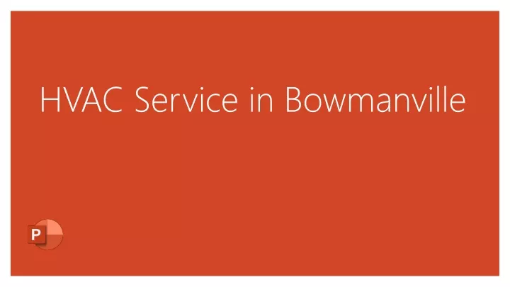 hvac service in bowmanville