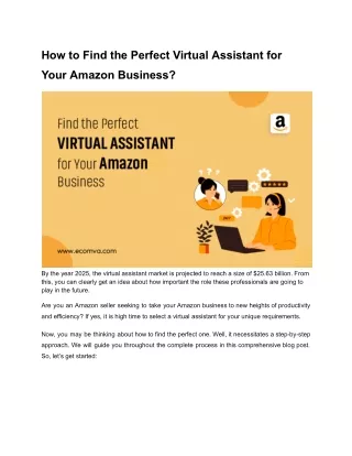 how to find the perfect virtual assistant for