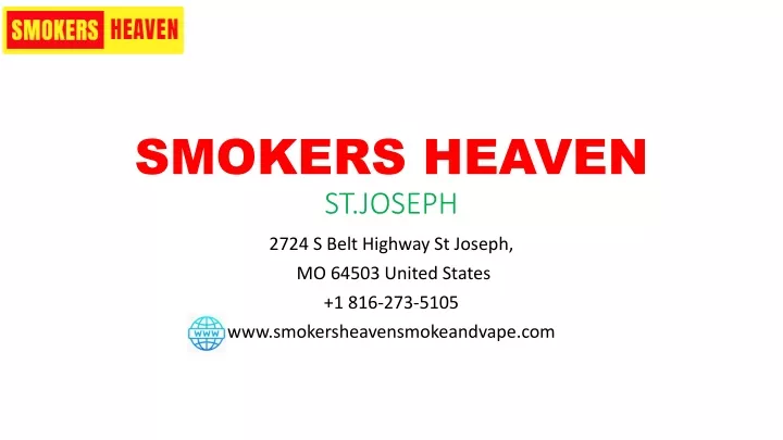 smokers heaven st joseph