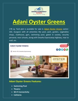 Adani Oyster Greens