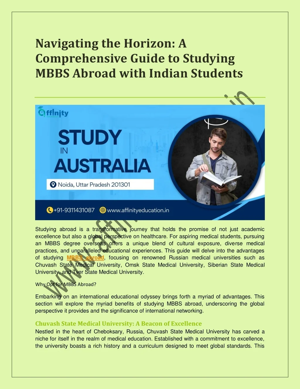 PPT - Navigating the Horizon A Comprehensive Guide to Studying MBBS ...