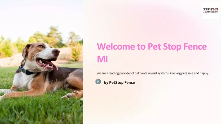 welcome to pet stop fence mi