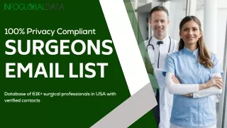 100 privacy compliant surgeons email list