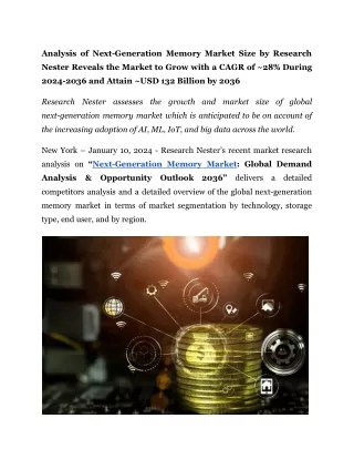 analysis of next generation memory market size