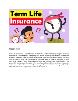 What is Term Life Insurance and How Does It Work