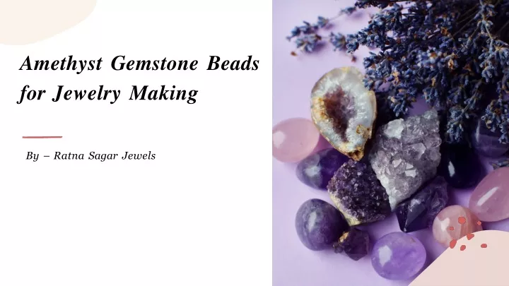 amethyst gemstone beads for jewelry making