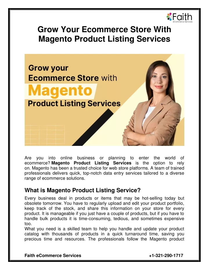 grow your ecommerce store with magento product