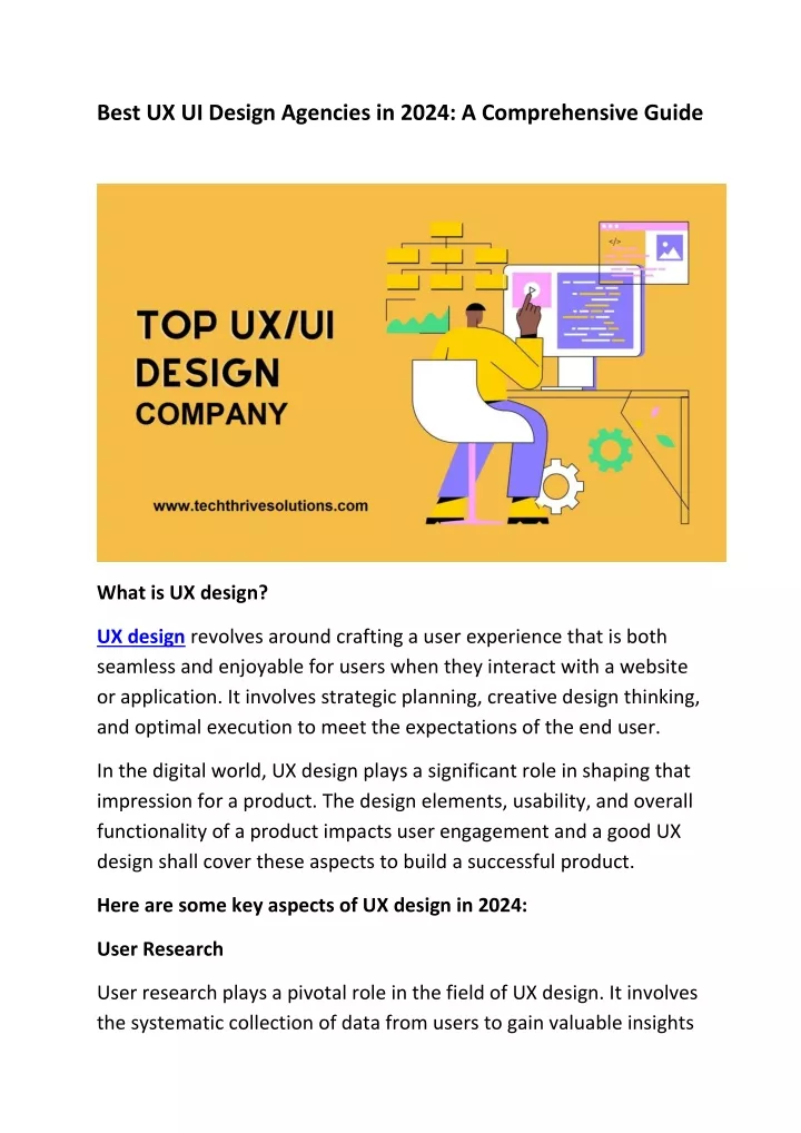 best ux ui design agencies in 2024