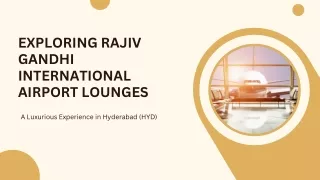 Hyderabad Getaway: Credit Cards Offering Rajiv Gandhi Airport Lounge Access