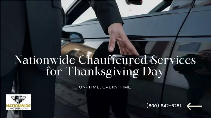 nationwide chauffeured services for thanksgiving