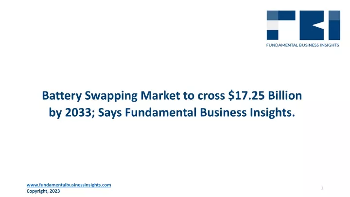 battery swapping market to cross 17 25 billion by 2033 says fundamental business insights