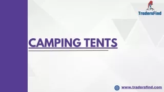 Camping Tents in UAE - Buy Best Quality Tents Online