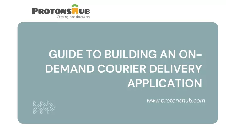 guide to building an on demand courier delivery