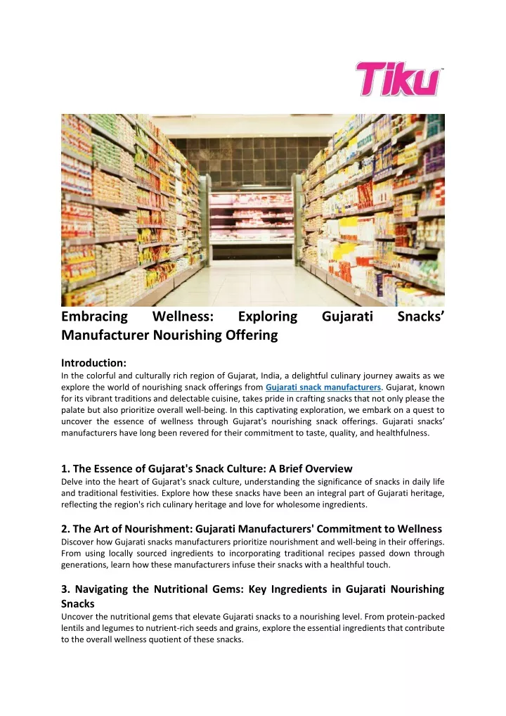 embracing manufacturer nourishing offering