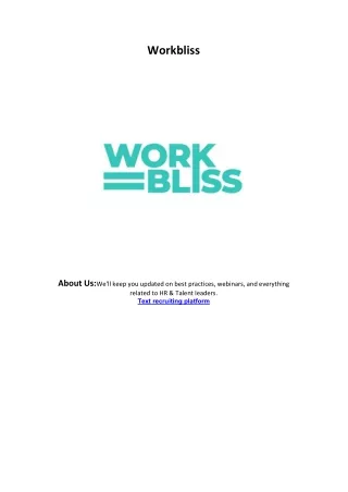 workbliss