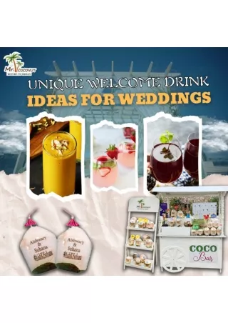 unique welcome drink ideas for weddings (1)