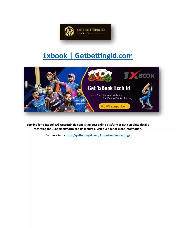 1xbook getbettingid com