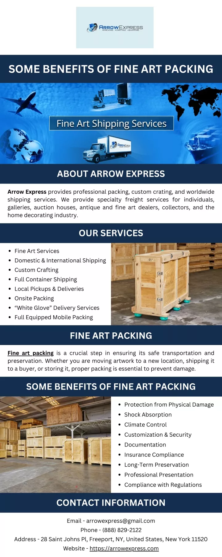 some benefits of fine art packing