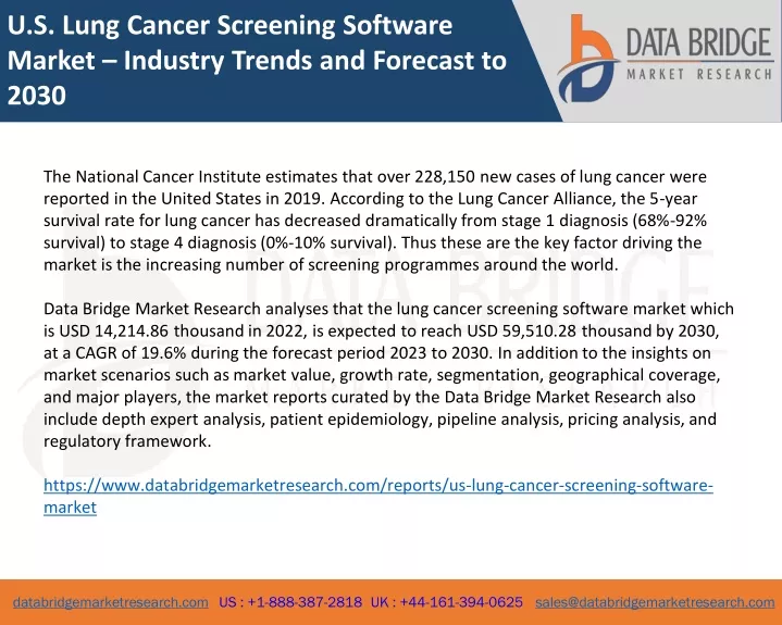 u s lung cancer screening software market