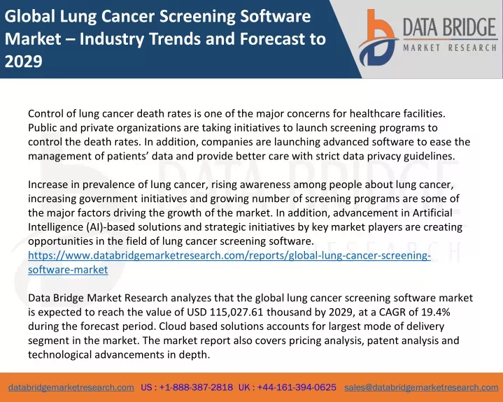 global lung cancer screening software market