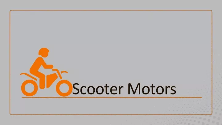 scooter motors