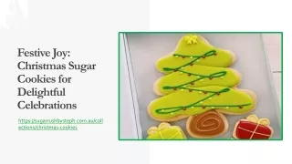 Festive Joy Christmas Sugar Cookies for Delightful Celebrations