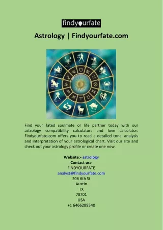 Astrology  Findyourfate.com
