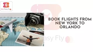 Flights From New York To Orlando- Easy Peasy Fly