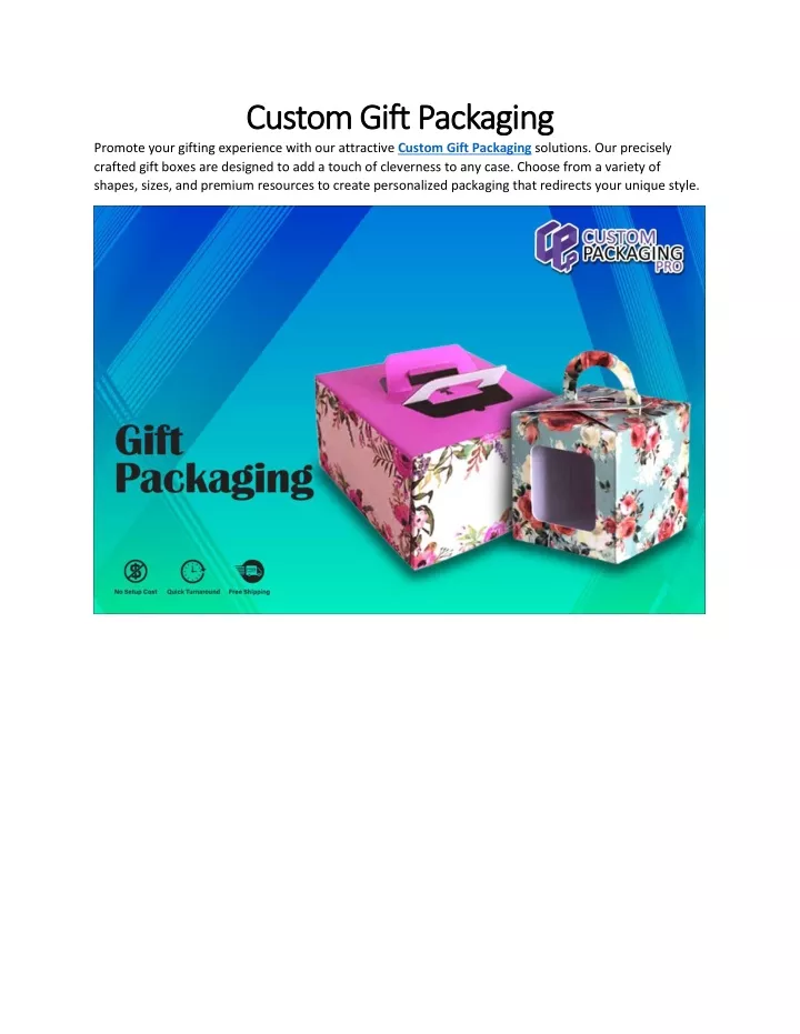 custom gift packaging custom gift packaging