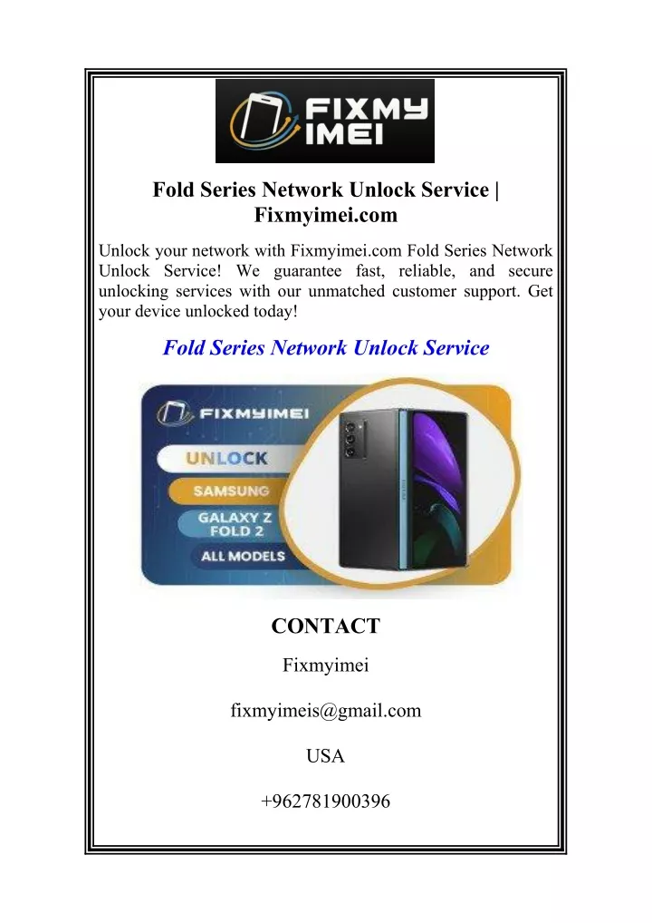 fold series network unlock service fixmyimei com