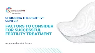Factors to Consider for Successful Fertility Treatment