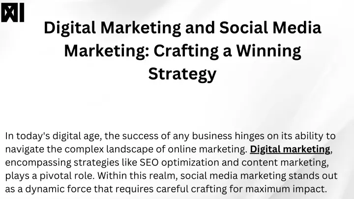 digital marketing and social media marketing